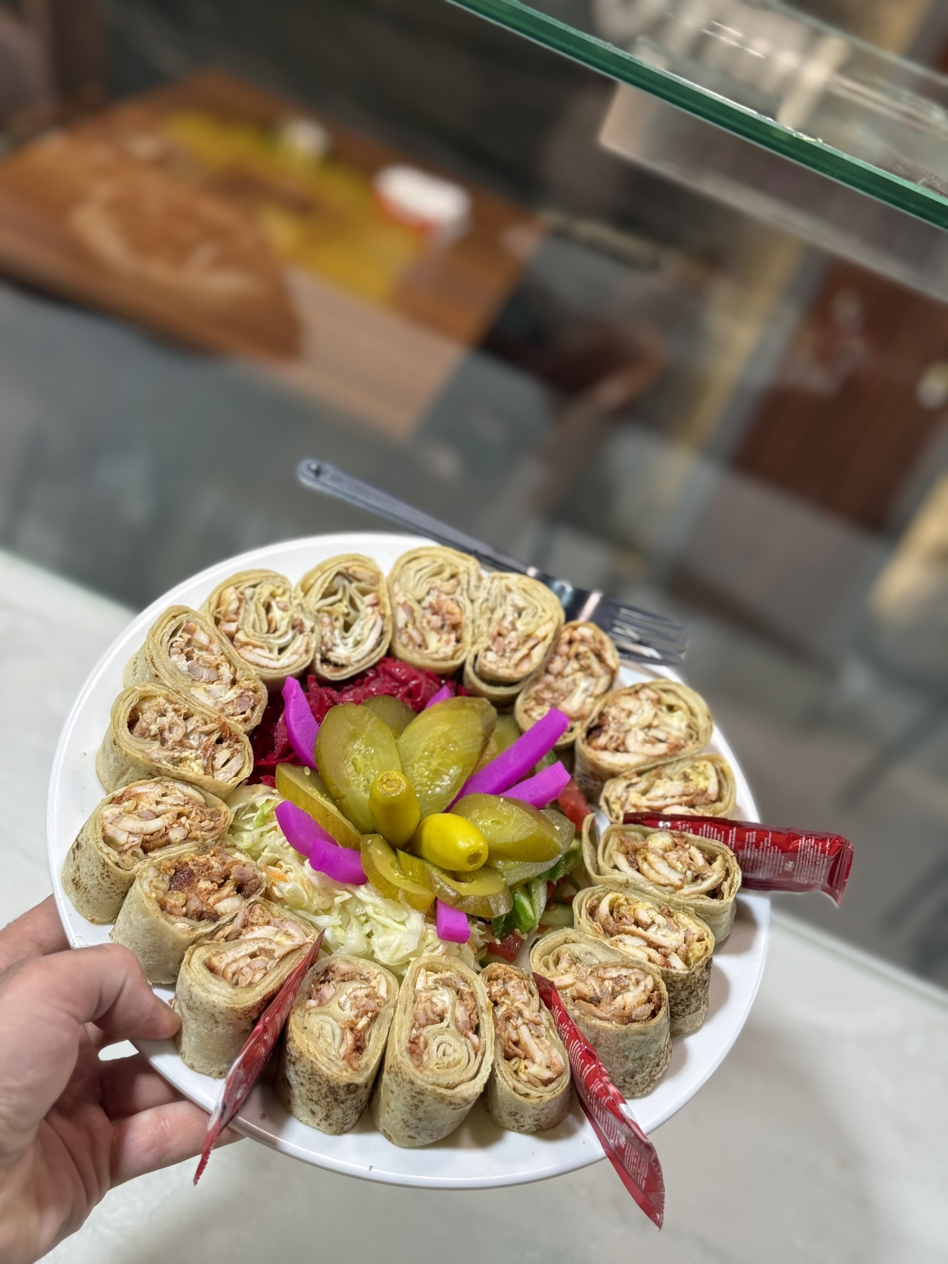 وجبة شاورما عربي دبل